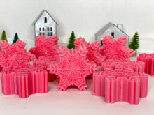 Load image into Gallery viewer, Pink Snow Flake Wax Melts