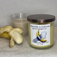 Load image into Gallery viewer, Banana Milk Scented Candle 9oz.