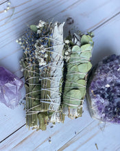 Load image into Gallery viewer, Sage, Eucalyptus, and Lavender Smudge Wands
