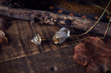 Load image into Gallery viewer, White Quartz Potion Bottle Necklace