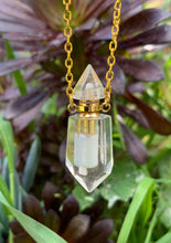 Load image into Gallery viewer, White Quartz Potion Bottle Necklace