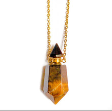 Load image into Gallery viewer, Tiger’s Eye Potion Bottle Necklace