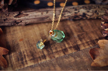 Load image into Gallery viewer, Fluorite Quartz Potion Bottle Necklace