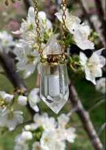 Load image into Gallery viewer, White Quartz Potion Bottle Necklace
