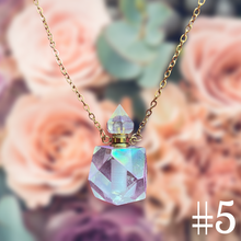 Load image into Gallery viewer, Aura Quartz Potion Bottle Necklace
