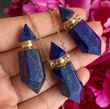 Load image into Gallery viewer, Lapis Lazuli Potion Bottle Necklace
