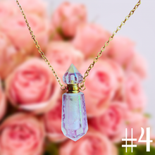 Load image into Gallery viewer, Aura Quartz Potion Bottle Necklace
