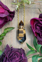 Load image into Gallery viewer, Tiger’s Eye Potion Bottle Necklace
