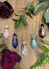 Load image into Gallery viewer, Tiger’s Eye Potion Bottle Necklace
