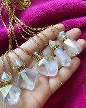 Load and play video in Gallery viewer, Aura Quartz Potion Bottle Necklace
